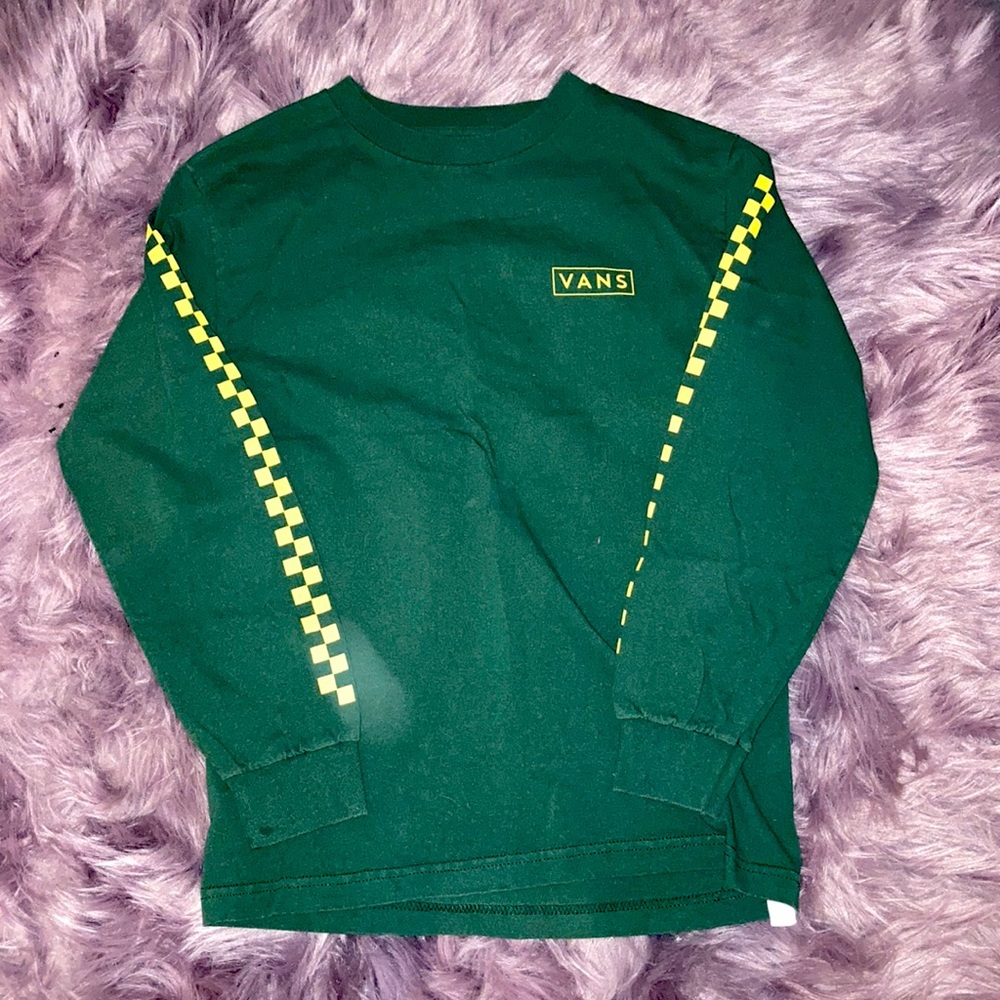 Vans green long sleeve